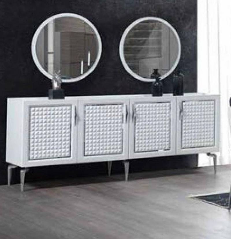 JVmoebel Sideboard Italienisches Kommoden Set mit Spiegel für den Konsolenbereich, Made in Europa von JVmoebel