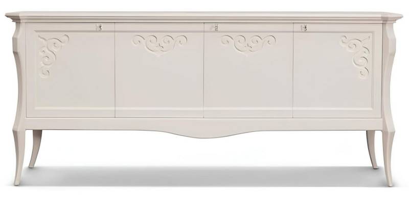 JVmoebel Sideboard Luxus Sideboard Kommode Schränke Kommoden Wohnzimmer Holz Groß Weiß (Sideboard), Made in Europa von JVmoebel