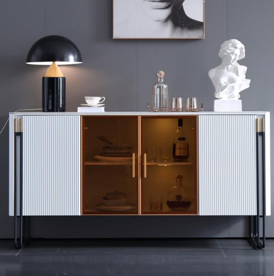 JVmoebel Sideboard Moderne weiße Kommode für das Wohnzimmer oder Anrichte (1 St., Sideboard), Made in Europa von JVmoebel