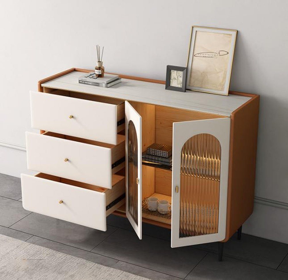 JVmoebel Sideboard Moderner Weißer Holzschrank für das Wohnzimmer - Lowboard Neu (1 St., Sideboard), Made in Europa von JVmoebel