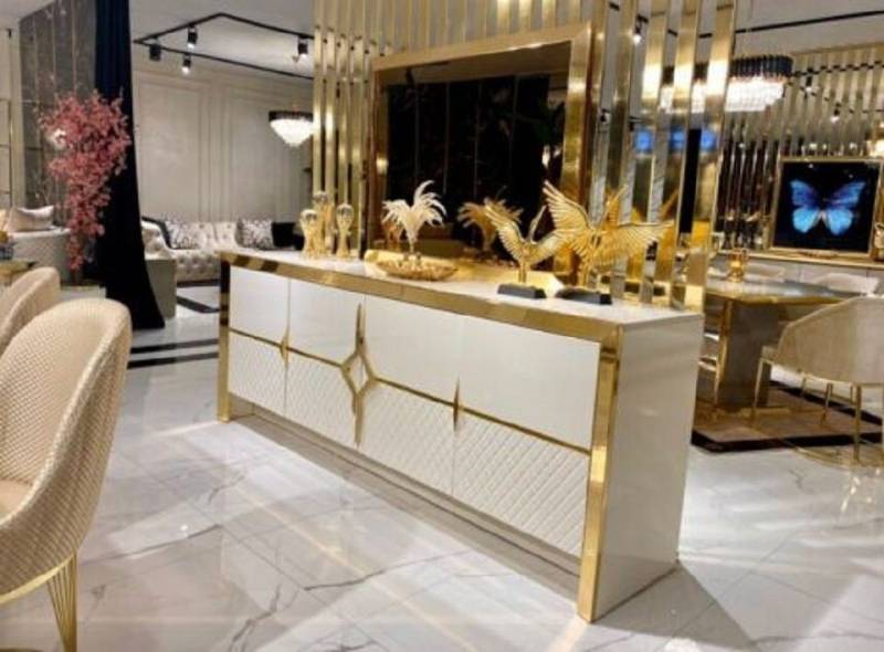 JVmoebel Sideboard Sideboard Holz Weiß – Viel Stauraum für Wohnzimmer & Esszimmer, Made in Europa von JVmoebel