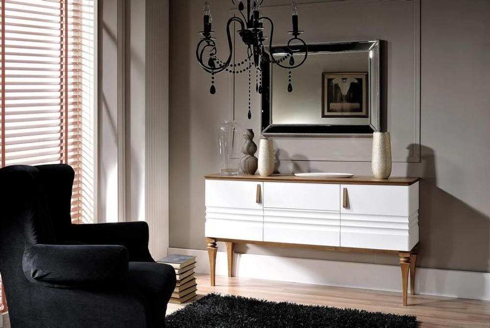 JVmoebel Sideboard Schrank Anrichte Kommodenschrank Buffet Vorratsschrank Holz (Sideboard), Made in Europa von JVmoebel