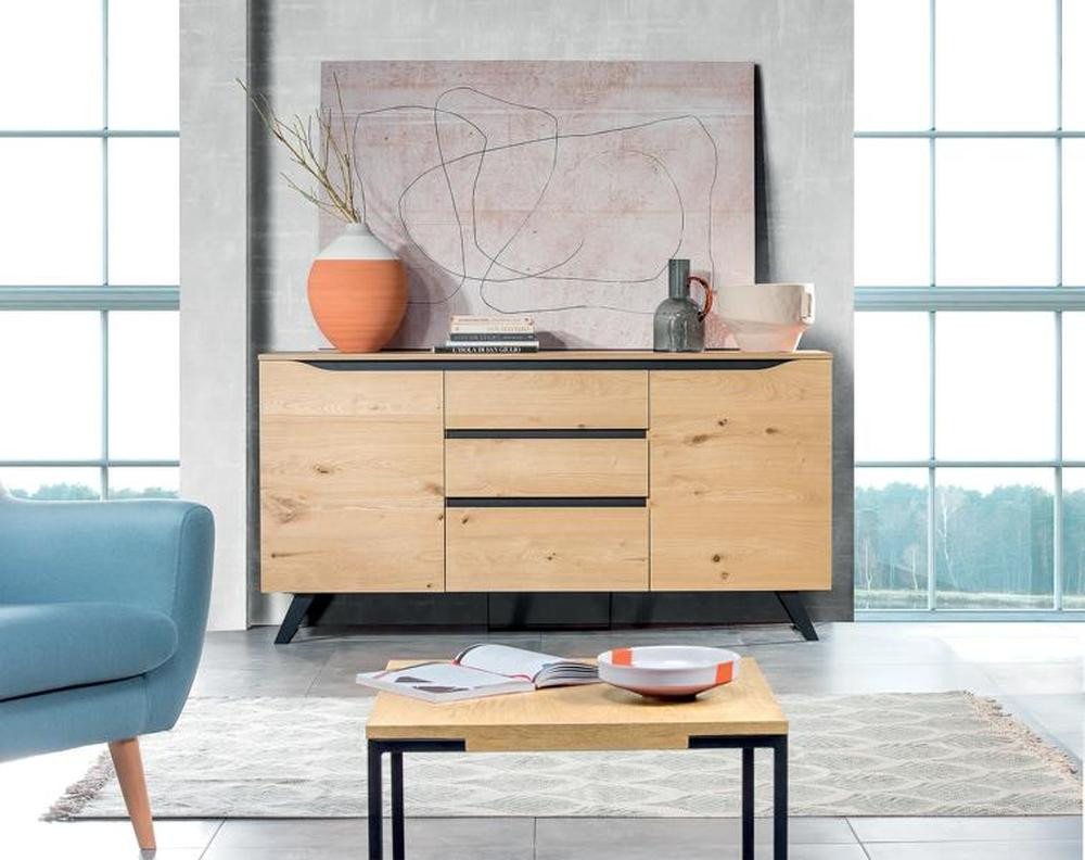 JVmoebel Kombikommode Sideboard Schrank Anrichte Stauraummöbel Kommodenschrank Buffet (1 St., Sideboard (TRK), Made in Europa von JVmoebel