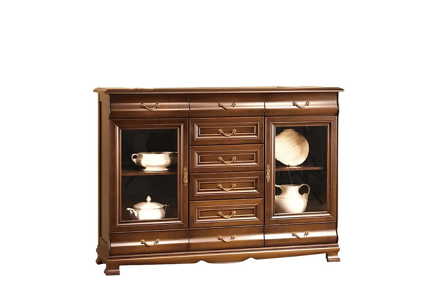 JVmoebel Kombikommode Sideboard Schrankbuffet Vorratsschrank Buffetschrank Servierkommode (1 St., Sideboard), Made in Europa von JVmoebel