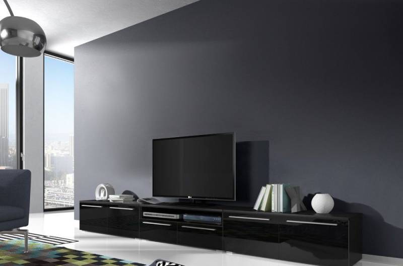 JVmoebel Sideboard Stylisches Hochglanz Lowboard für das Wohnzimmer als TV-Ständer, Made in Europa von JVmoebel