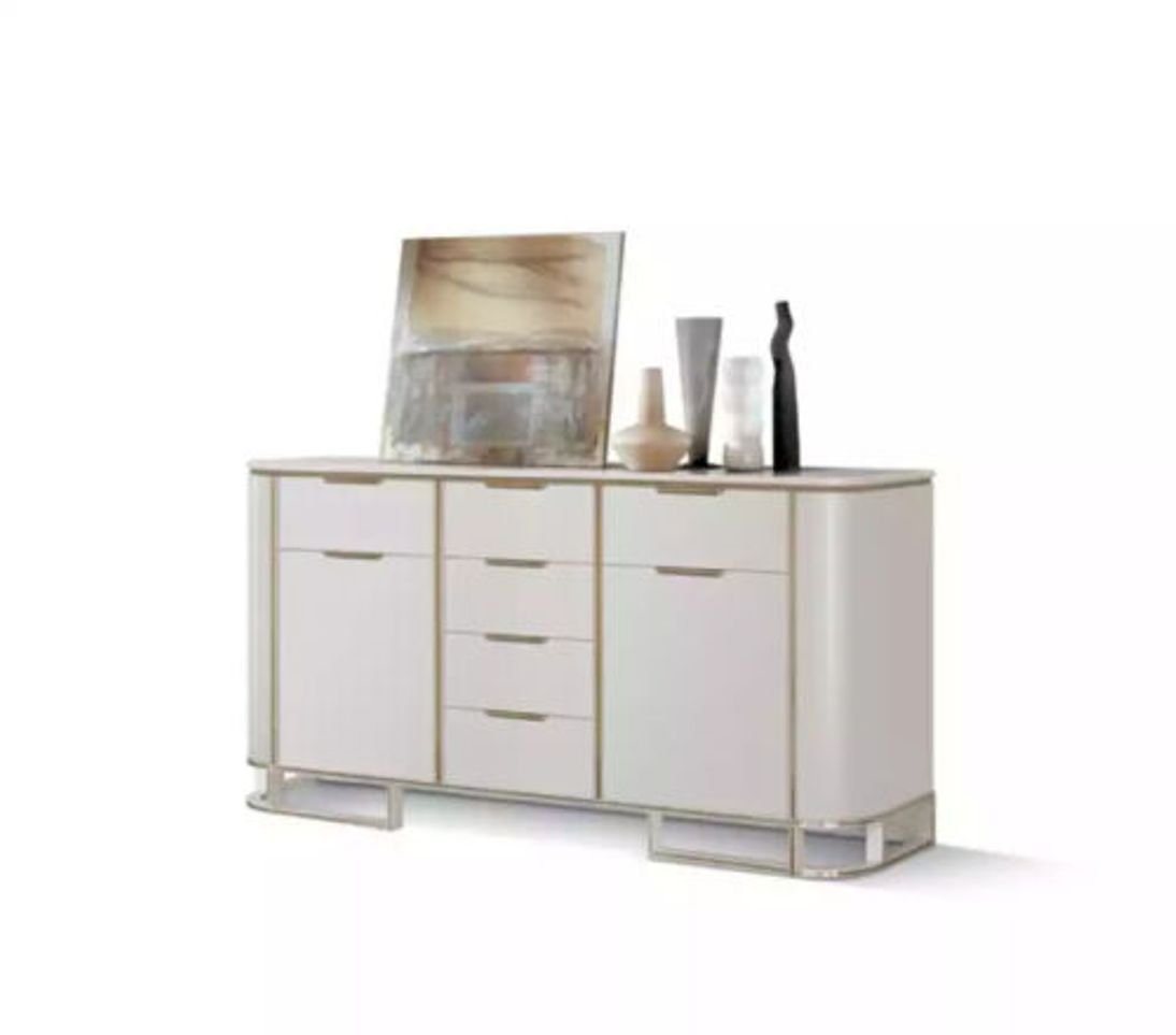 JVmoebel Sideboard Weiß Sideboard Italienische Holz Möbel Design Luxus Kommode Neu (1 St., Sideboard), Made in Italy von JVmoebel