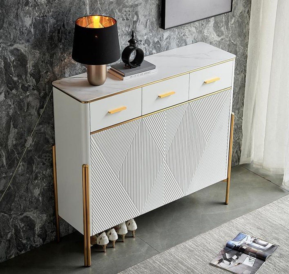 JVmoebel Sideboard Weiße Holzkommode Anrichte Sideboard Möbel Neu (1 St., Sideboard), Made in Europa von JVmoebel
