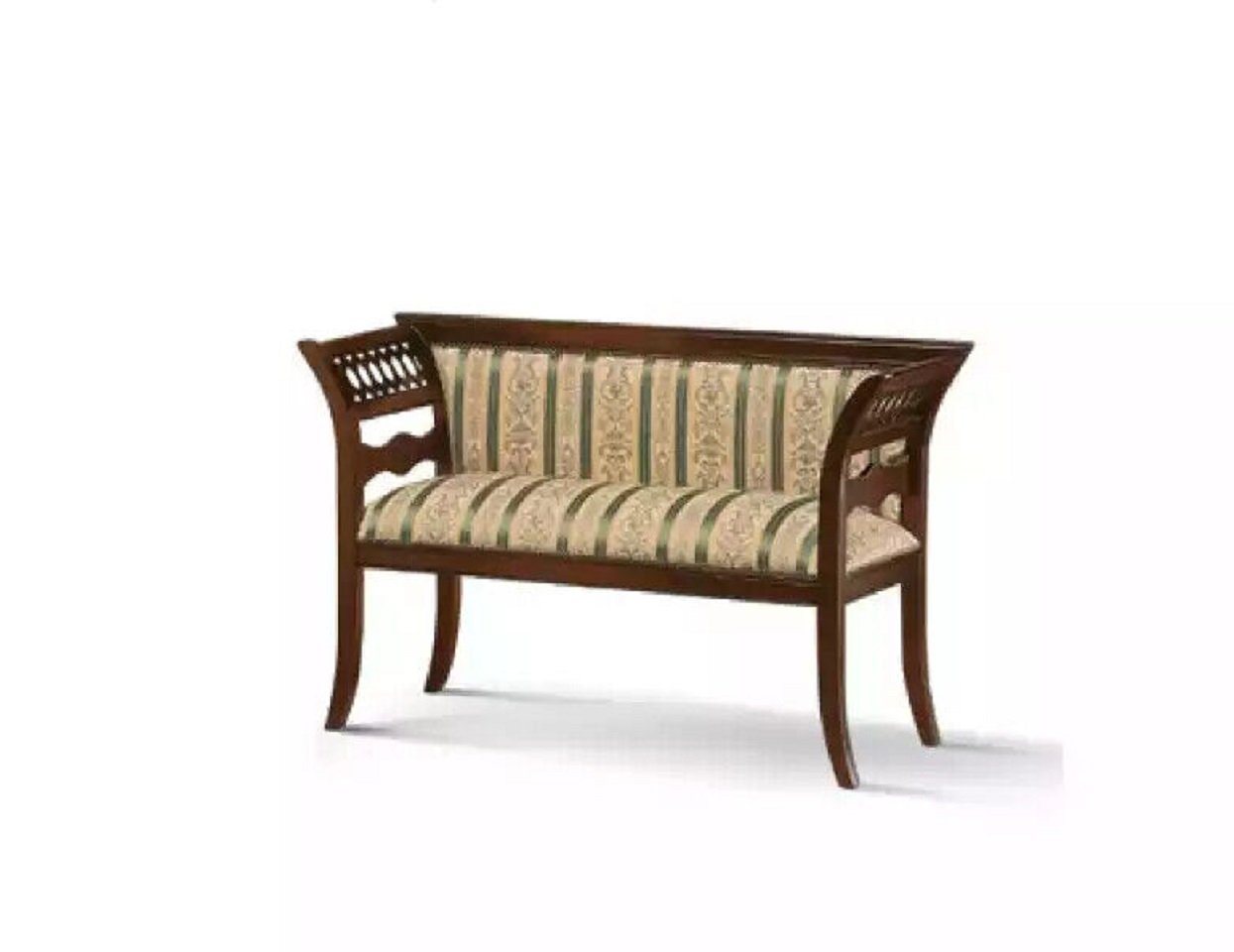 JVmoebel Sitzbank Beige Sitzbank Designer Wohnzimmer Klassische Sitzmöbel Neu (1-St., Sitzbank), Made in Italy von JVmoebel