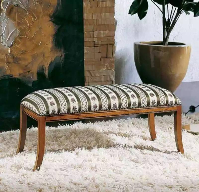 JVmoebel Sitzbank Designer Fußhocker Bank für den Wohnbereich - Klassischer Sitzkomfort (Sitzbank), Made in Europa von JVmoebel