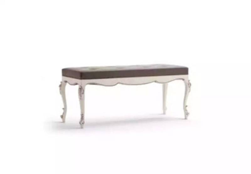JVmoebel Sitzbank Designer Sitzbank Hocker Wohnzimmer Sitzmöbel Polster Textil (1-St., Sitzbank), Made in Europa von JVmoebel