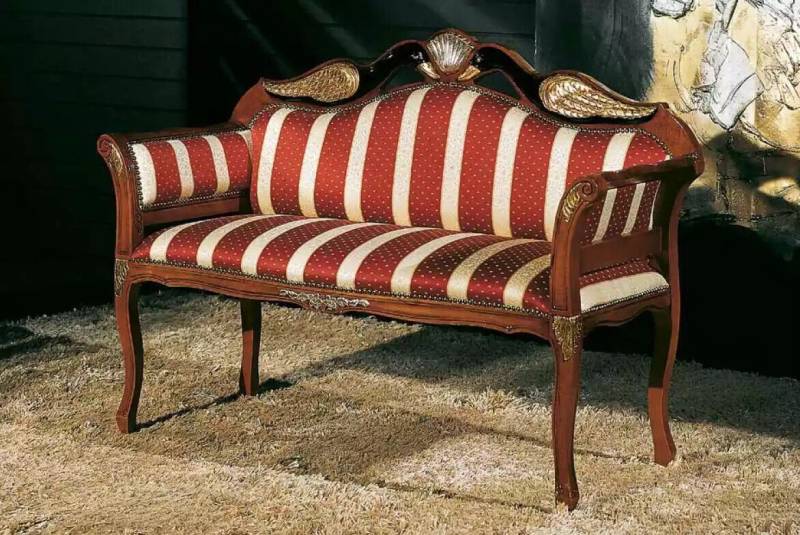 JVmoebel Sitzbank Klassische Sitzbank Polster Möbel Barock Stil Textilbank (1-St), Made in Europa von JVmoebel