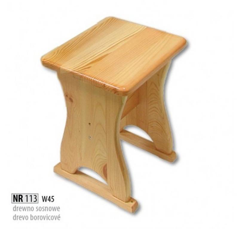 JVmoebel Sitzhocker Massiver Holzschemel aus Kiefer – Neuartiger Küchenhocker, Made in Europa von JVmoebel