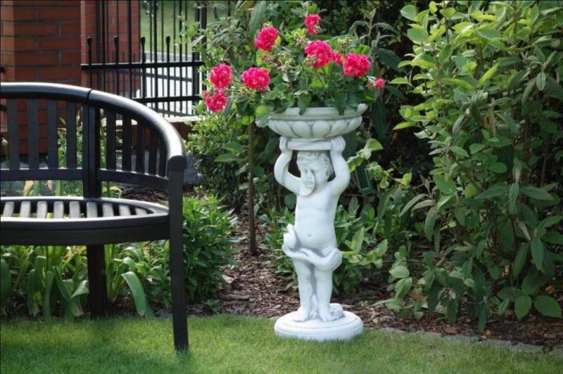 JVmoebel Pflanzkübel Blumenkübel Pflanz Kübel Figur Blumentöpfe Garten Vasen Gefäss Figur (Pflanzkübel), Made in Europa von JVmoebel