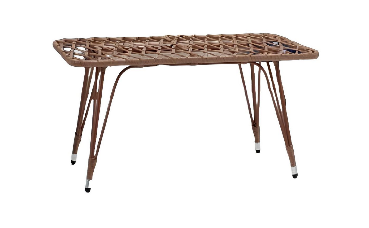 JVmoebel Gartentisch Couchtisch Braun Beistelltisch Gartenmöbel Design Luxus Möbel (Tisch), Made in Europa von JVmoebel