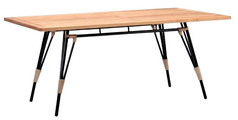 JVmoebel Gartentisch Tisch Rechteckig Braun Luxus Rattan Moderner Design Gartentisch (Gartentisch), Made in Europa von JVmoebel