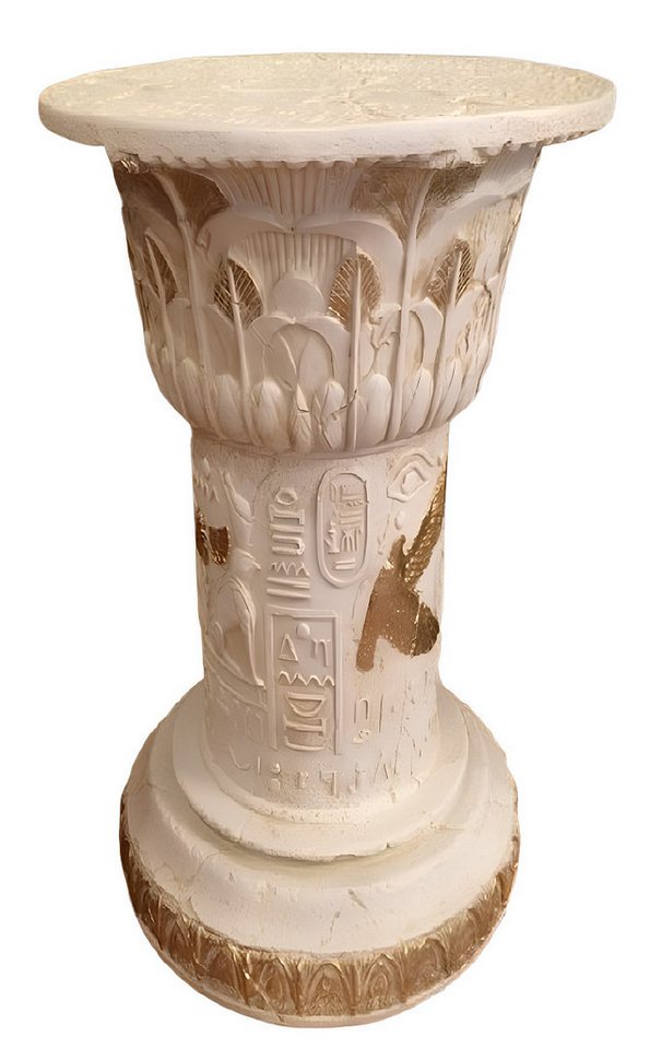 JVmoebel Dekosäule Design Ägyptische Kolumne Säulen Blumensäule Ständer Podest 1047, Made in Europa von JVmoebel