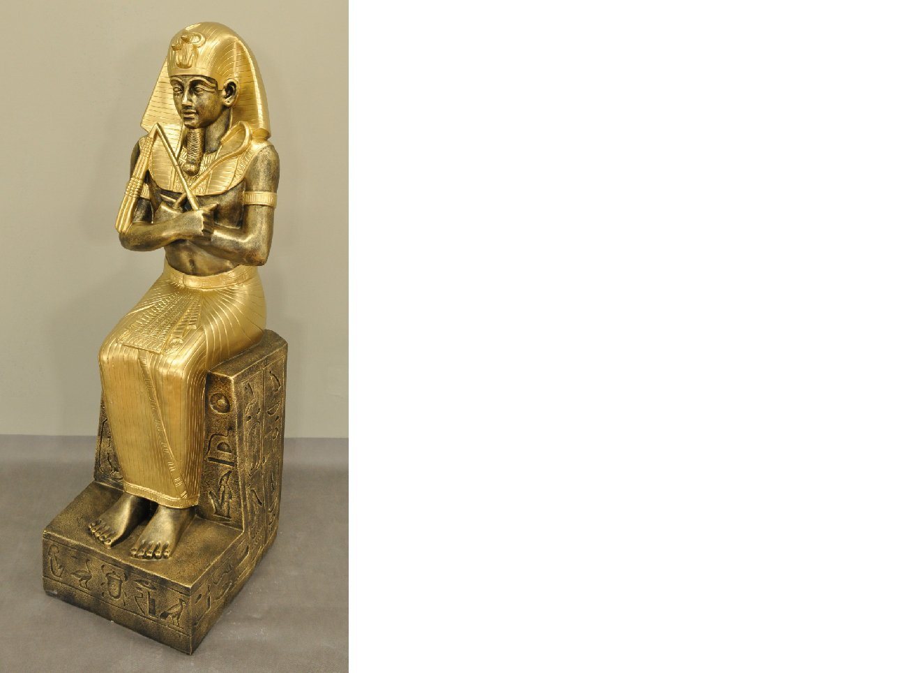 JVmoebel Skulptur Design Ägyptischer Figur Ramses XXL Statue Skulptur Skulpturen SOFORT von JVmoebel
