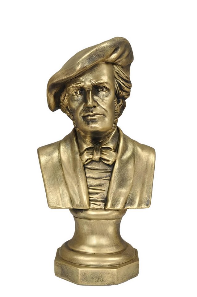 JVmoebel Skulptur Design Büste Wagner Statue Skulptur Figuren Dekoration Skulpturen, Made in Europa von JVmoebel