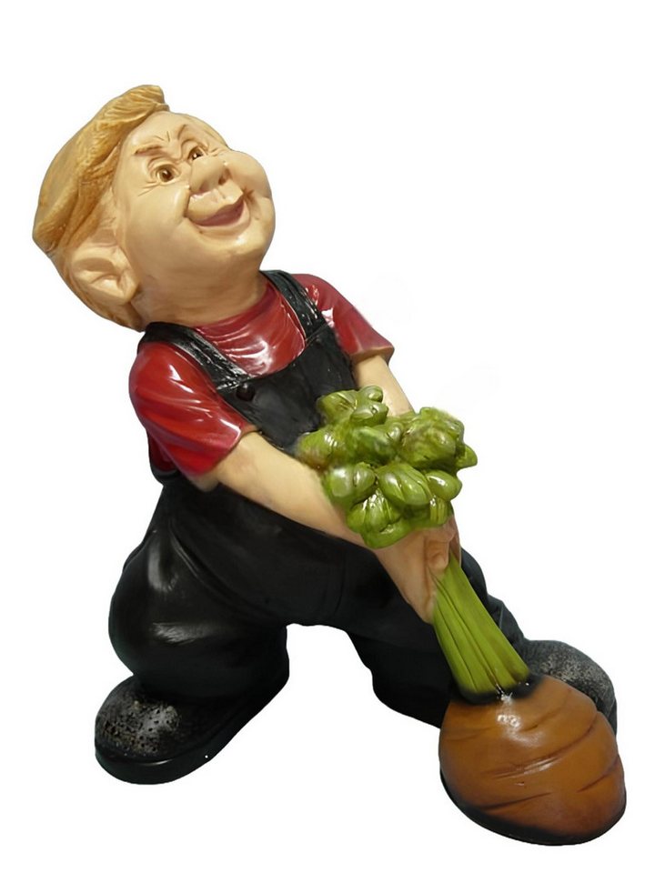 JVmoebel Gartenfigur Design Gärtner Figur Garten Statue Skulptur Figuren Skulpturen, (Gärtner Material : Kunststoff65 cm), Made in Europa von JVmoebel