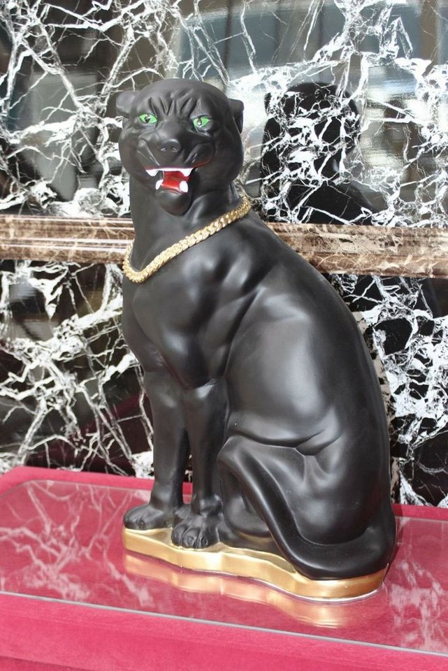 JVmoebel Skulptur Design Panther Figur Garten Statue Skulptur Figuren Skulpturen Sofort von JVmoebel