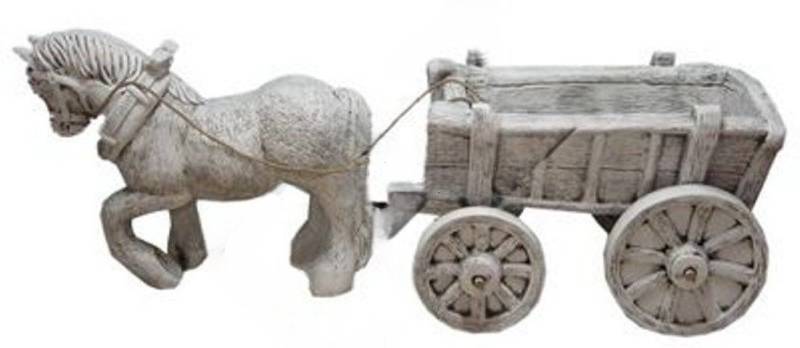 JVmoebel Skulptur Design Pferd Figur Garten Statue Skulptur Figuren Skulpturen Deko Neu, Made in Europa von JVmoebel