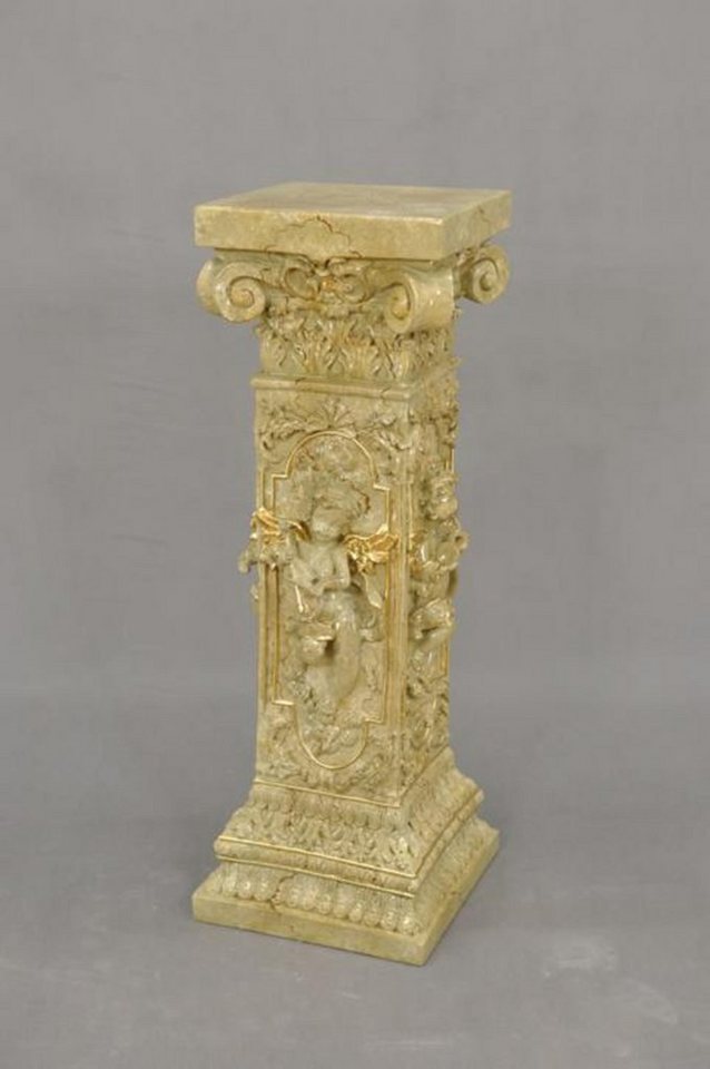 JVmoebel Dekosäule Design Säule Amoretten Skulpturen Figuren Deko Ständer Blumen Sockel, Made in Europa von JVmoebel