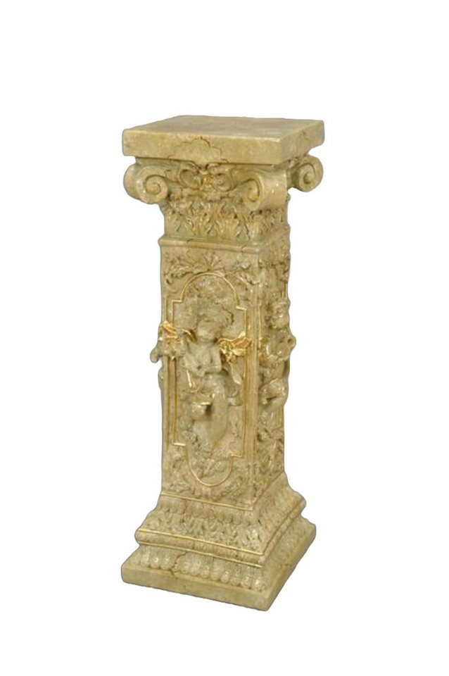 JVmoebel Dekosäule Design Säule Amoretten Skulpturen Figuren Deko Ständer Blumen Sockel, Made in Europa von JVmoebel