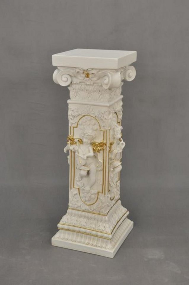 JVmoebel Dekosäule Design Säule Amoretten Skulpturen Figuren Deko Ständer Blumen Sockel, Made in Europa von JVmoebel