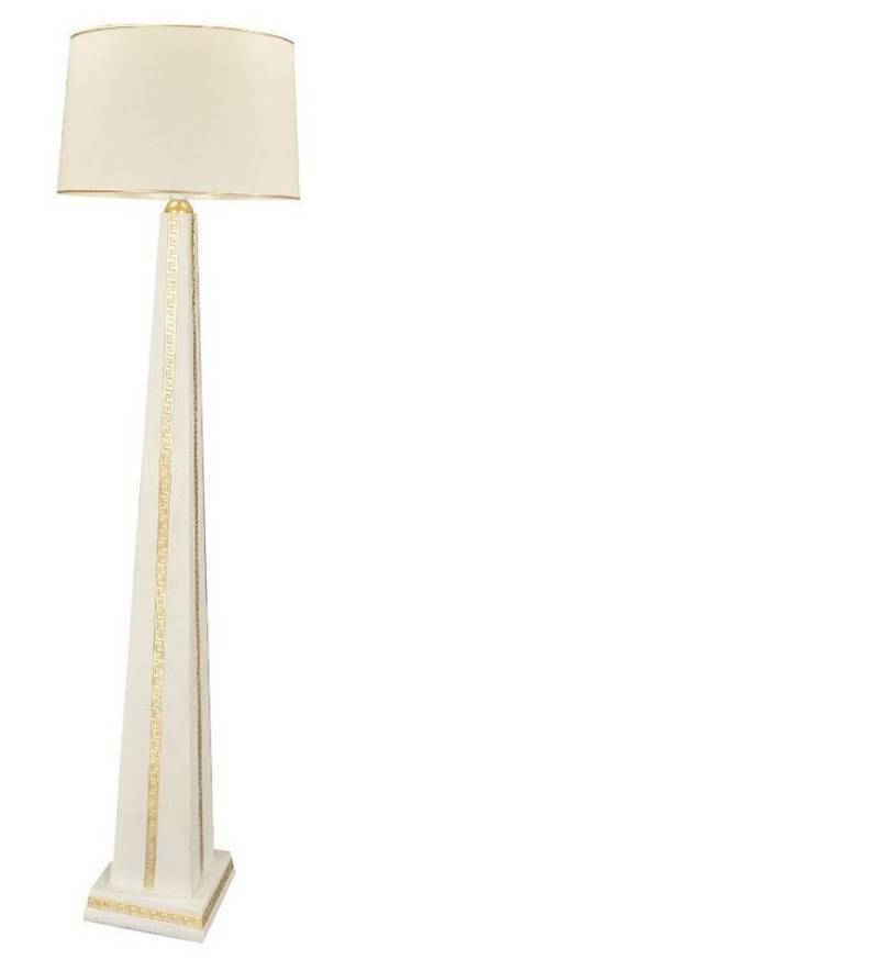 JVmoebel Skulptur Design Stehllampe Designer Stehleuchte Schirm Pyramide, Made in Europa von JVmoebel