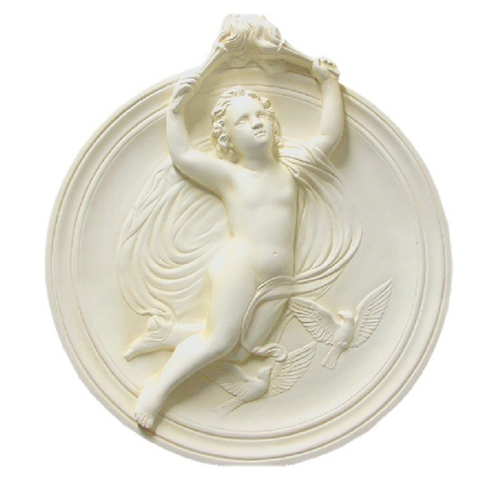 JVmoebel Wanddekoobjekt Design Wand Bild Relief Engel 3D Figur Statue Skulptur Skulpturen (Wanddekoobjekt), Made in Europa JVmoebel Wanddekoobjekt Design Wand Bild Relief Engel 3D Figur Statue Skulptur Skulpturen (Wanddekoobjekt), Made in Europa von JVmoebel