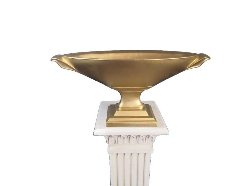 JVmoebel Dekovase Design XXL Obst Schale Vase Ellipse Vasen Antik Stil Schalen Raum, Made in Europa von JVmoebel