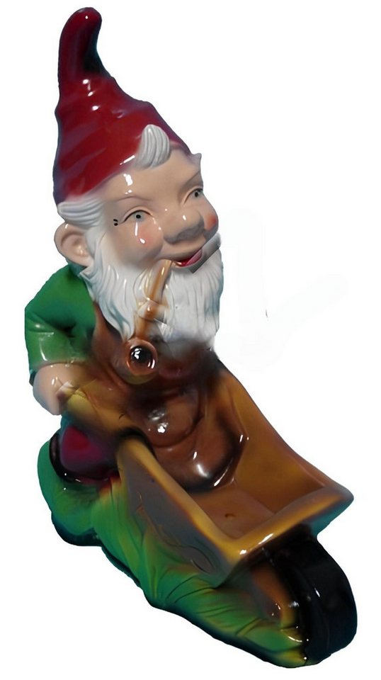JVmoebel Gartenzwerg Design Zwerg Figur Garten Statue Skulptur Figuren Skulpturen, (Zwerg Material : Kunststoff 37 x 30 cm Höhe), Made in Europa von JVmoebel