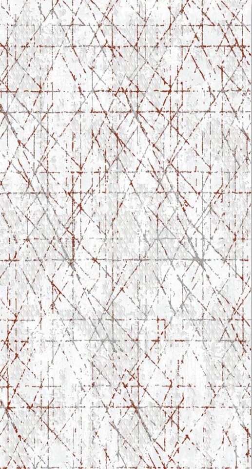 JVmoebel Teppich Designer Beige Teppich mit Braunen Grauen Linien Kurzflor Wohnzimmer, Höhe: 150 mm, Made in Europa von JVmoebel