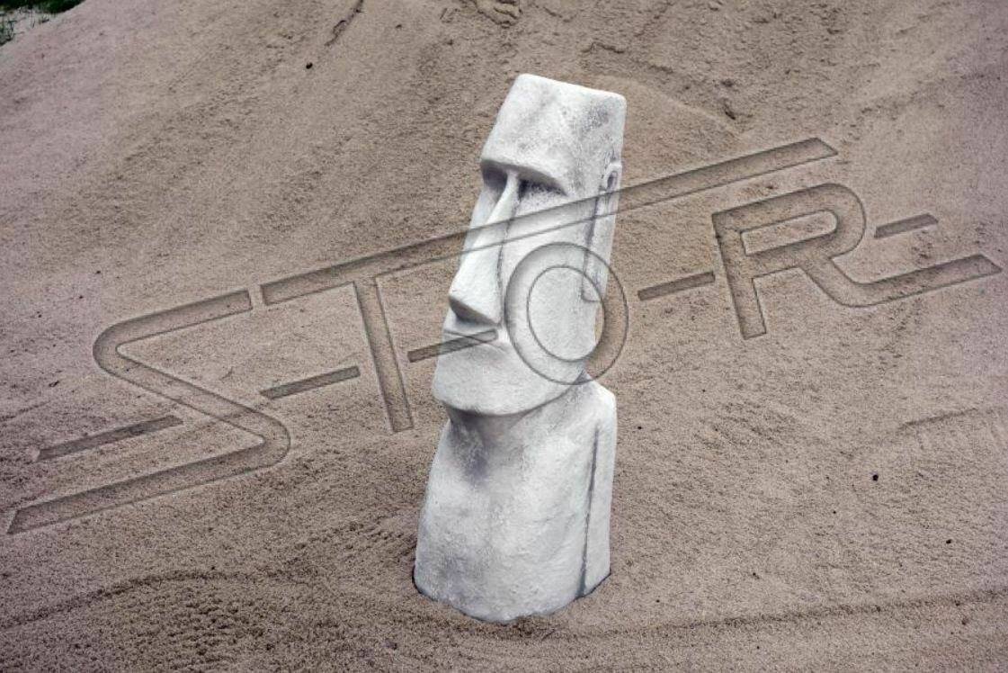 JVmoebel Skulptur Moai Statue Figur Designer Garten Terrasen Deko Skulpturen Sofort von JVmoebel