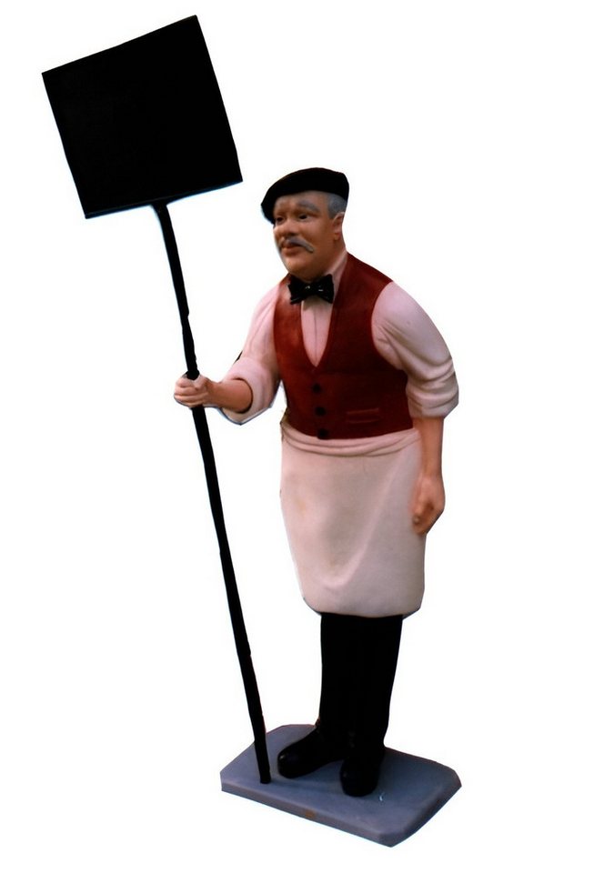 JVmoebel Skulptur Schild Restaurant Figur Statue Skulptur Figuren Skulpturen Dekoration, Made in Europa von JVmoebel