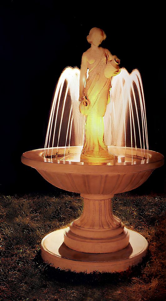 JVmoebel Gartenbrunnen Springbrunnen Fontäne Fontaine Brunnen Wasserspiel Römische Garten, (Artikel 1049), Made in Europa von JVmoebel