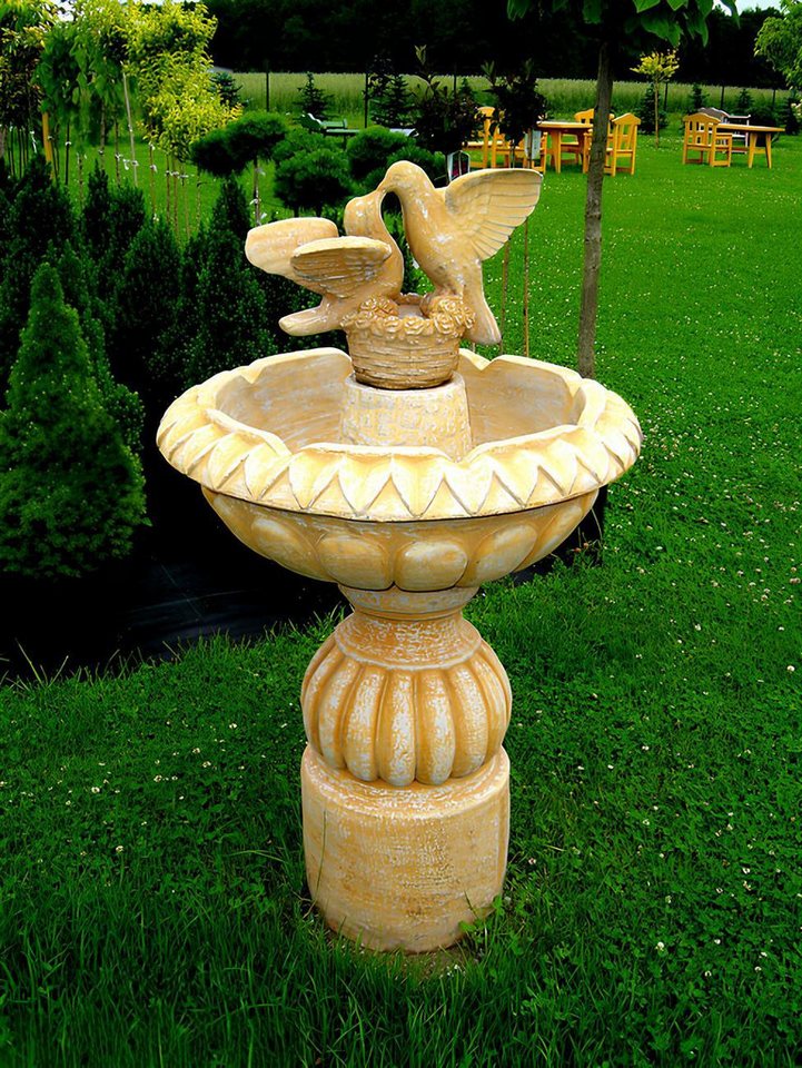 JVmoebel Gartenbrunnen Springbrunnen Fontäne Zierbrunnen Garten 1017 Deko Brunnen 125 cm, (Artikel 1017), Made in Europa von JVmoebel