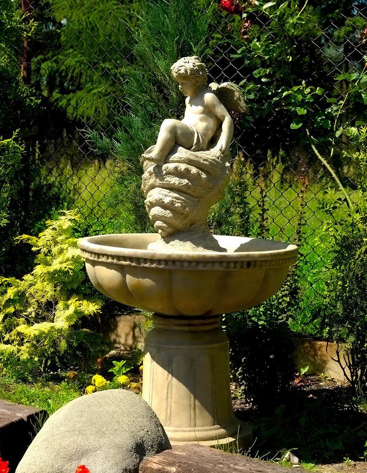 JVmoebel Gartenbrunnen Springbrunnen Fontäne Zierbrunnen Garten Deko 1036 Brunnen 127 cm, (Artikel 1036), Made in Europa von JVmoebel