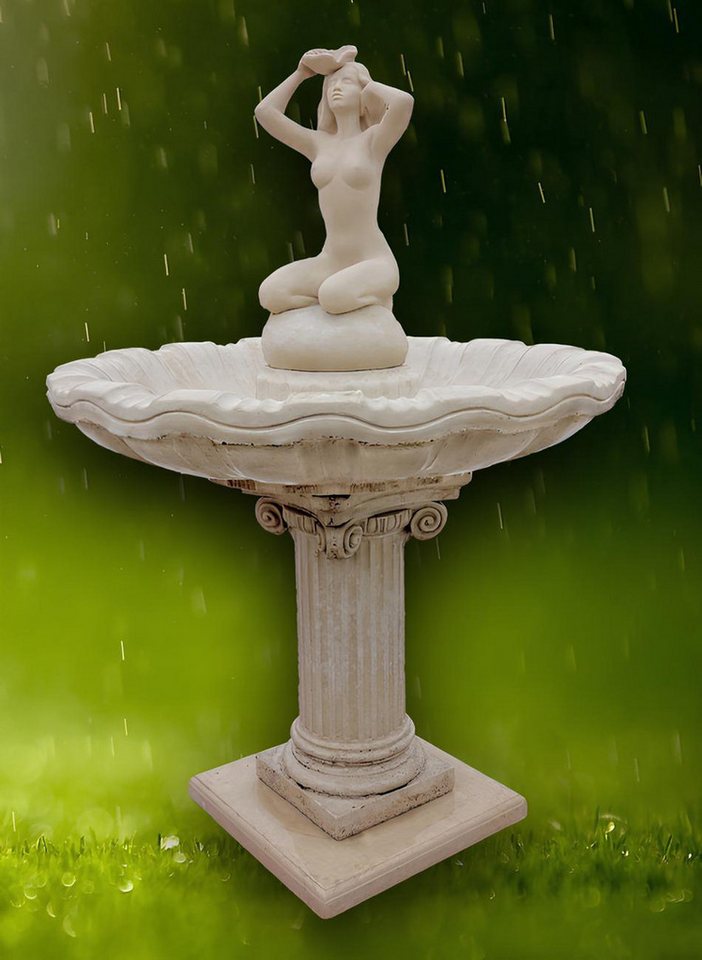 JVmoebel Gartenbrunnen Springbrunnen Fontäne Zierbrunnen Garten Deko Brunnen Elva 179 cm, (Artikel 1082), Made in Europa von JVmoebel