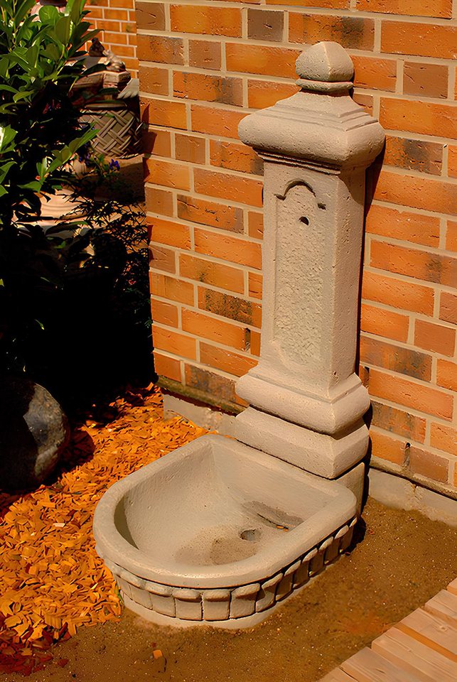 JVmoebel Gartenbrunnen Springbrunnen Fontäne Zierbrunnen Garten Deko Brunnen Moderna 122 cm, (Artikel 1045), Made in Europa von JVmoebel
