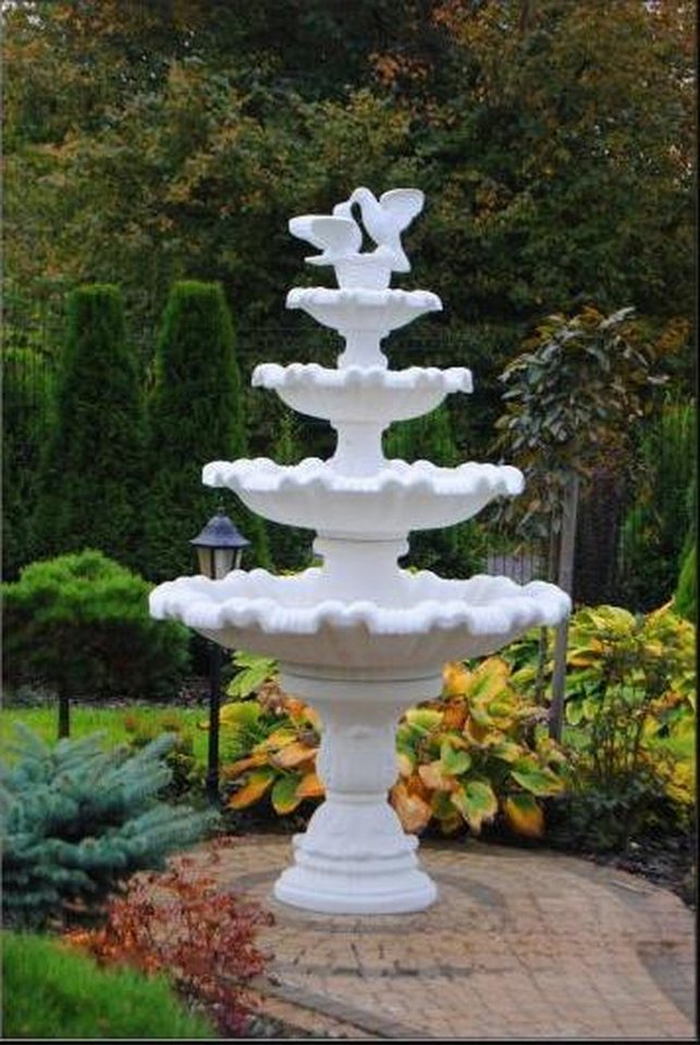 JVmoebel Gartenbrunnen Springbrunnen Garten Teich Brunnen Gartenbrunnen Fontaine Neu, Made in Europa von JVmoebel