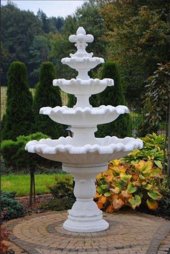 JVmoebel Gartenbrunnen Springbrunnen Garten Teich Steinbrunnen Gartenbrunnen Fontaine Neu, Made in Europa von JVmoebel