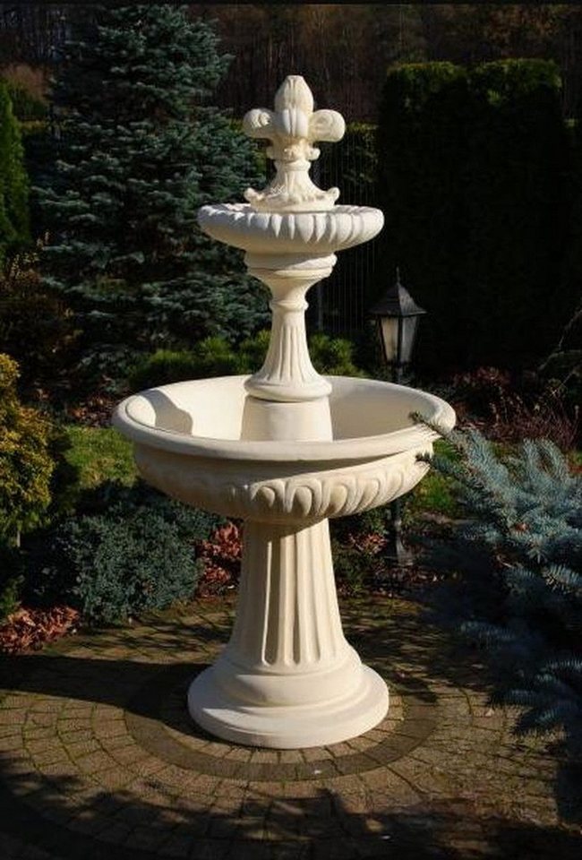 JVmoebel Gartenbrunnen Springbrunnen Garten Teich Steinbrunnen Gartenbrunnen Fontaine Neu, Made in Europa von JVmoebel