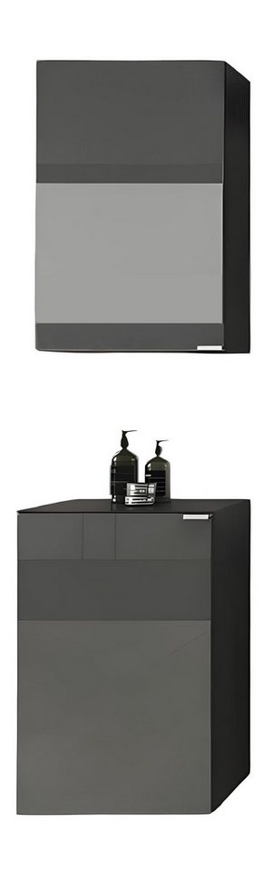 JVmoebel Badezimmer-Set Wandschränke Hängeschrank Wandmöbel Wandhängeschrank Badezimmerset, (2x Wandschränke), Made in Europa von JVmoebel