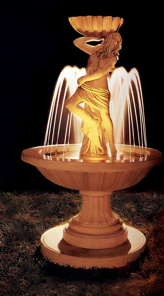 JVmoebel Gartenbrunnen Wasserbrunnen Springbrunnen Brunnen Fontäne Fontaine Wasserspiele, (Artikel 1048), Made in Europa von JVmoebel