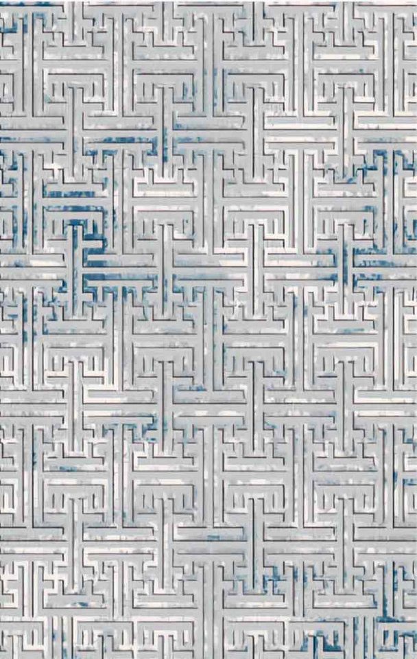 JVmoebel Teppich Wohnzimmerteppich Teppich Bodenteppich Kurzflor Geometrisches Muster, Höhe: 230 mm, Made in Europa von JVmoebel