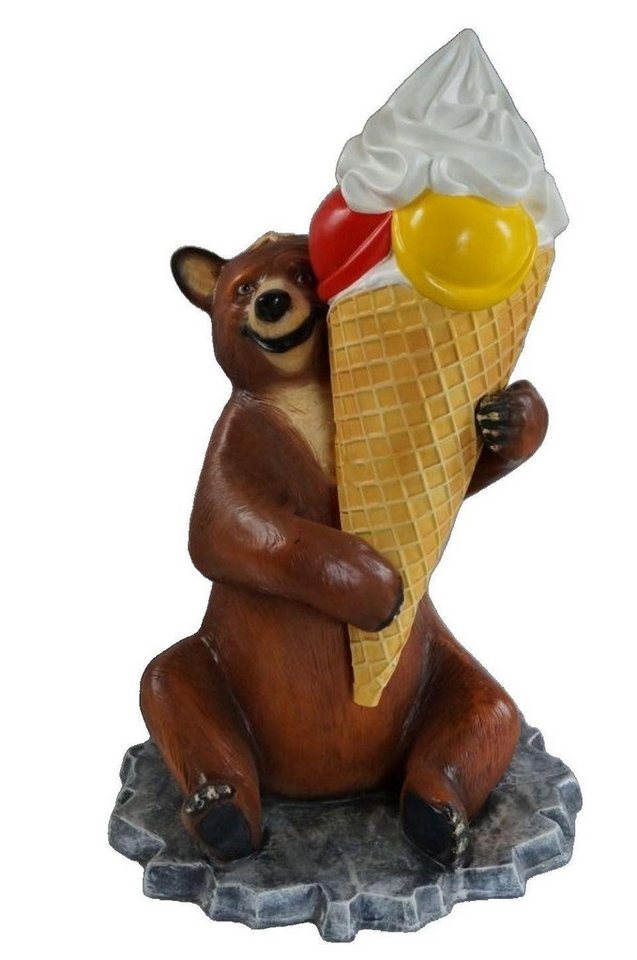JVmoebel Skulptur XXL Eis Diele Werbung Aufsteller Figur Garten Deko Werbe Laden Bär, Made in Europa JVmoebel Skulptur XXL Eis Diele Werbung Aufsteller Figur Garten Deko Werbe Laden Bär, Made in Europa von JVmoebel