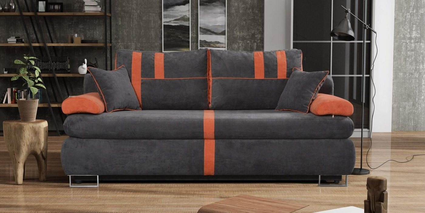 JVmoebel Sofa 2 Sitzer Modern Polster Couch Stoff Couchen Sofa Sitz, Made in Europe von JVmoebel