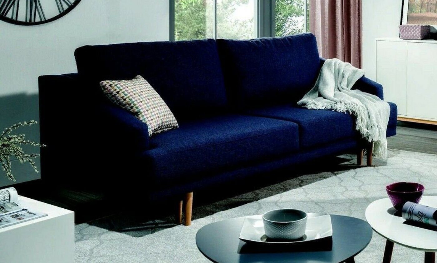 JVmoebel Sofa, 3 Sitzer Couch Schlafsofa Bettfunktion Couchen Sofa Stoff Textil von JVmoebel