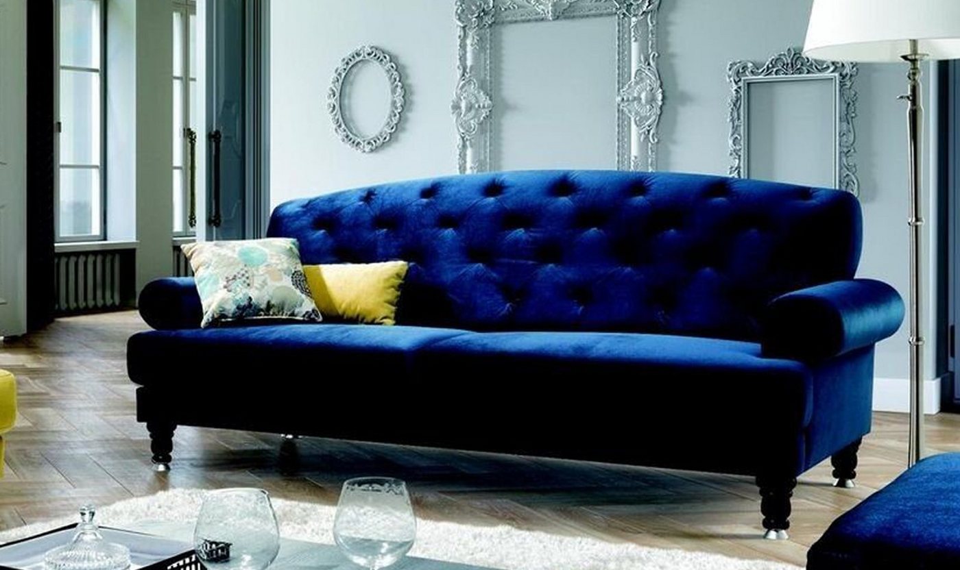JVmoebel Sofa, Chesterfield 3 Sitzer Designer Sofa Couch Polster Sofas Textil von JVmoebel